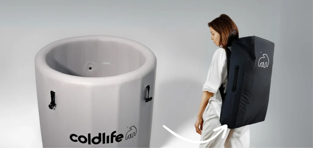 woman carrying the Cold Life Ultimate Lite